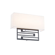 Modern Forms Vander 1Lt 14" LED Wall Sconce 3-CCT/3000K, Black - WS-26214-30-BK