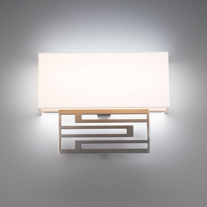 Modern Forms Vander 1Lt 14" LED Wall Sconce 3-CCT/3000K, Nickel