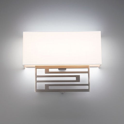 Modern Forms Vander 1Lt 14" LED Wall Sconce 3-CCT/3000K, Nickel