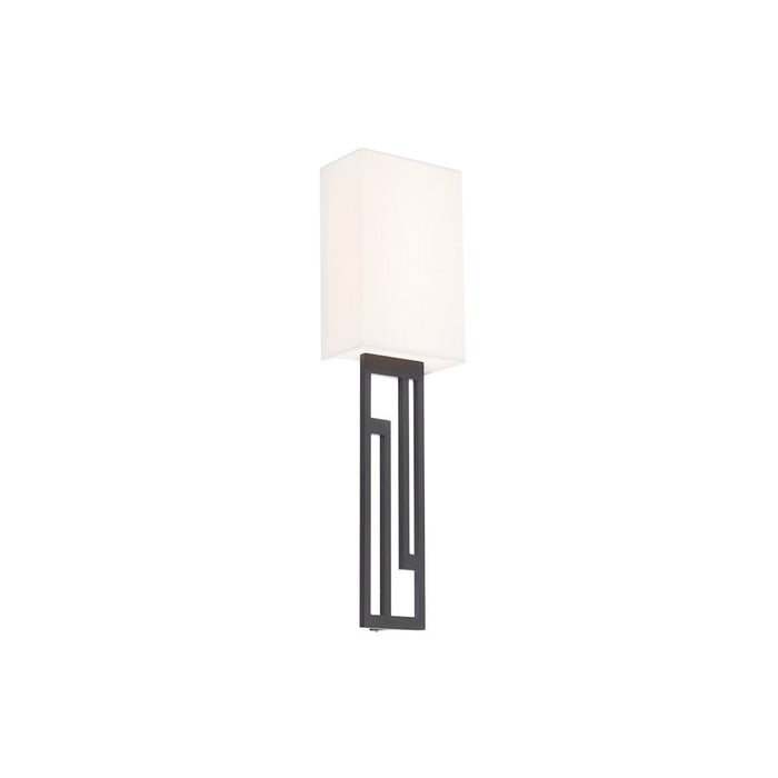 Modern Forms Vander 1Lt 6" LED Wall Sconce 3-CCT/2700K, Black - WS-26222-27-BK