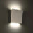 Modern Forms Slide 2Lt LED Wall Sconce/2700K, Aluminum