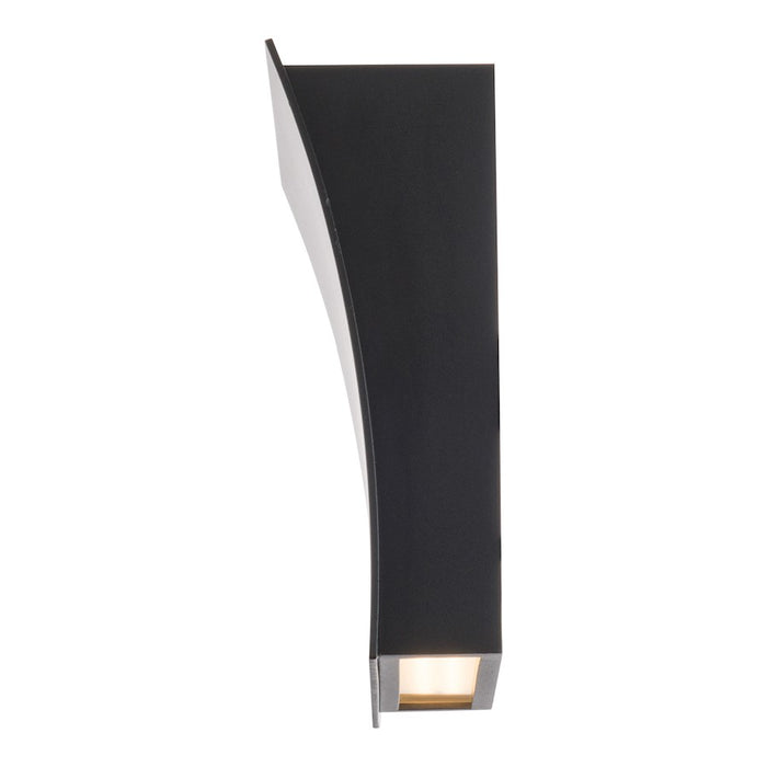 Modern Forms Slide 2 Light LED Wall Sconce/2700K, Black