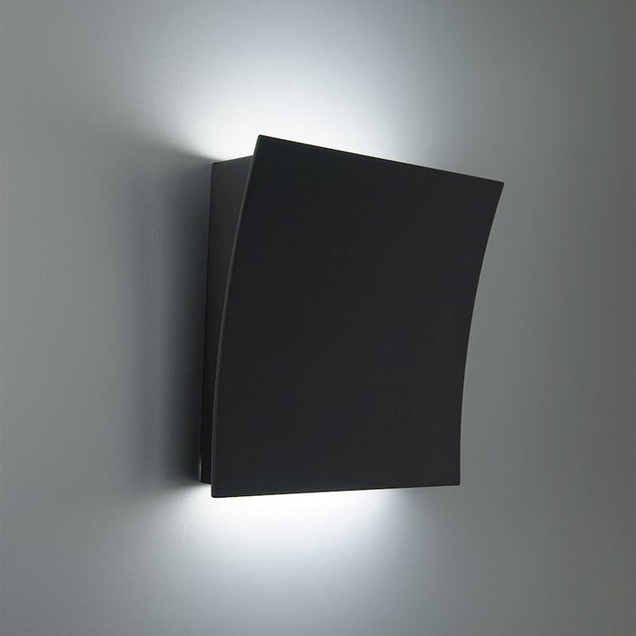 Modern Forms Slide 2 Light LED Wall Sconce/2700K, Black