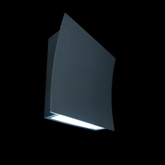 Modern Forms Slide 2 Light LED Wall Sconce/2700K, Black