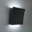 Modern Forms Slide 2 Light LED Wall Sconce/3500K, Black