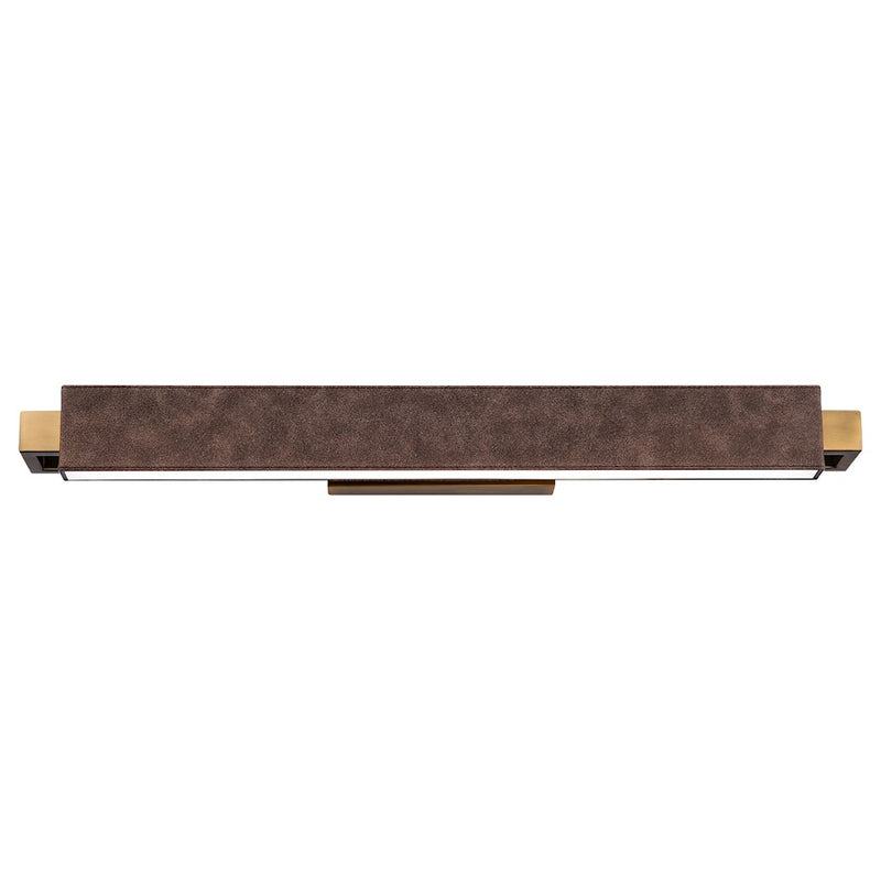 Modern Forms Kinsman 2Lt 29" LED Bath Light 3-CCT, Brown/Brass