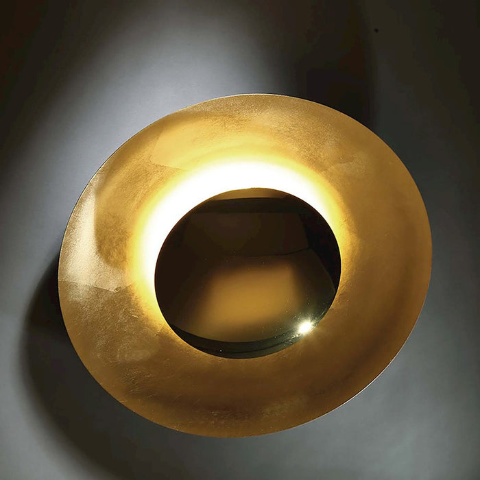 Modern Forms Blaze 1 Light 18" LED Wall Sconce/3000K, Gold Leaf