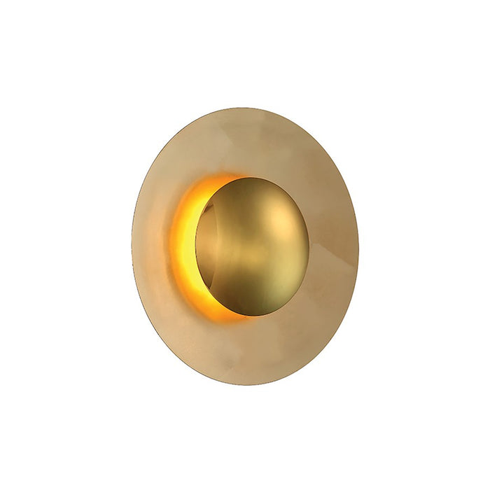 Modern Forms Blaze 1 Light 18" LED Wall Sconce/3000K, Gold Leaf