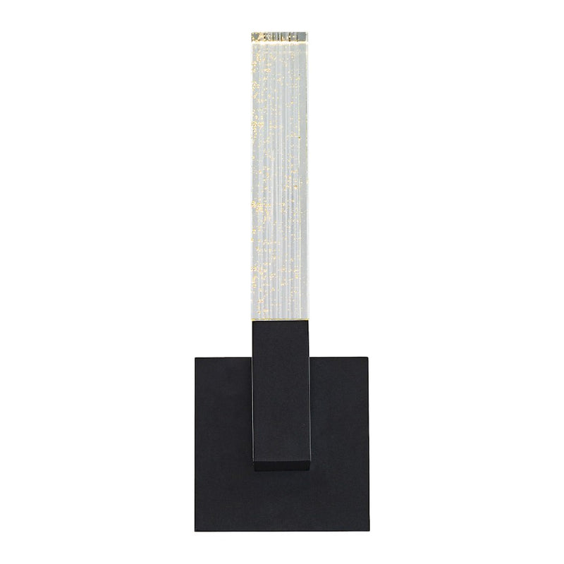 Modern Forms Cinema 15" LED 1 Light Wall Sconce/3500K, Black