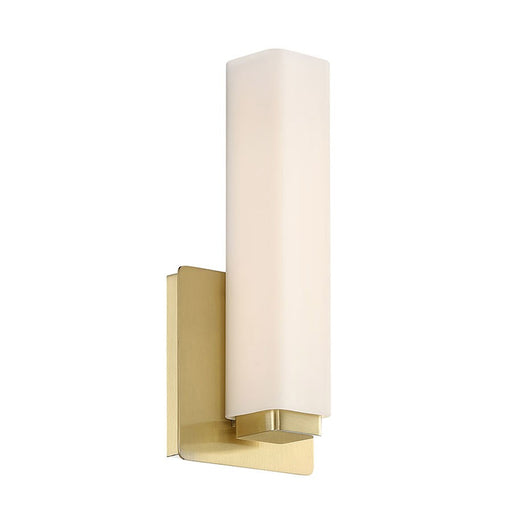 Modern Forms Vogue 1Lt 11" LED Wall Sconce/3500K, Brass - WS-3111-35-BR