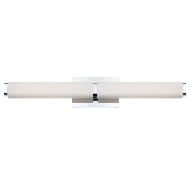 Modern Forms Vogue 1Lt 27" LED Bathroom Vanity/2700K, Chrome - WS-3127-27-CH