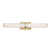 Modern Forms Vogue 1Lt 27" LED Bathroom Vanity/3500K, Brass - WS-3127-35-BR