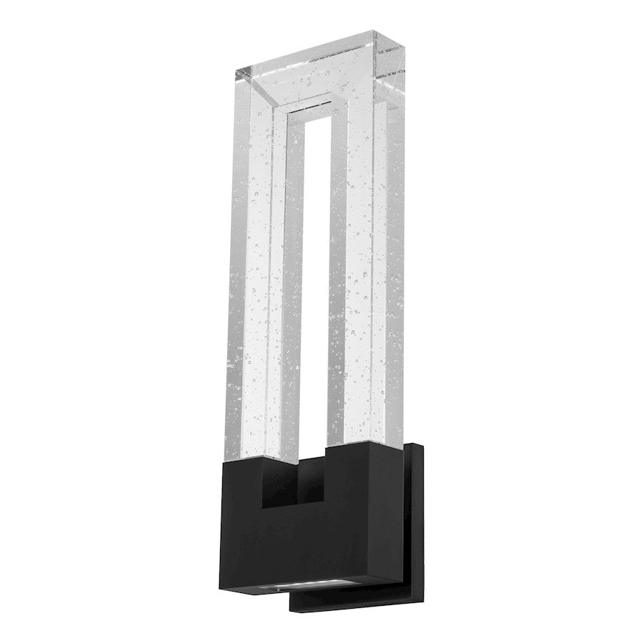 Modern Forms Chill 2 light LED Wall Sconce/3000K, Black - WS-31618-BK