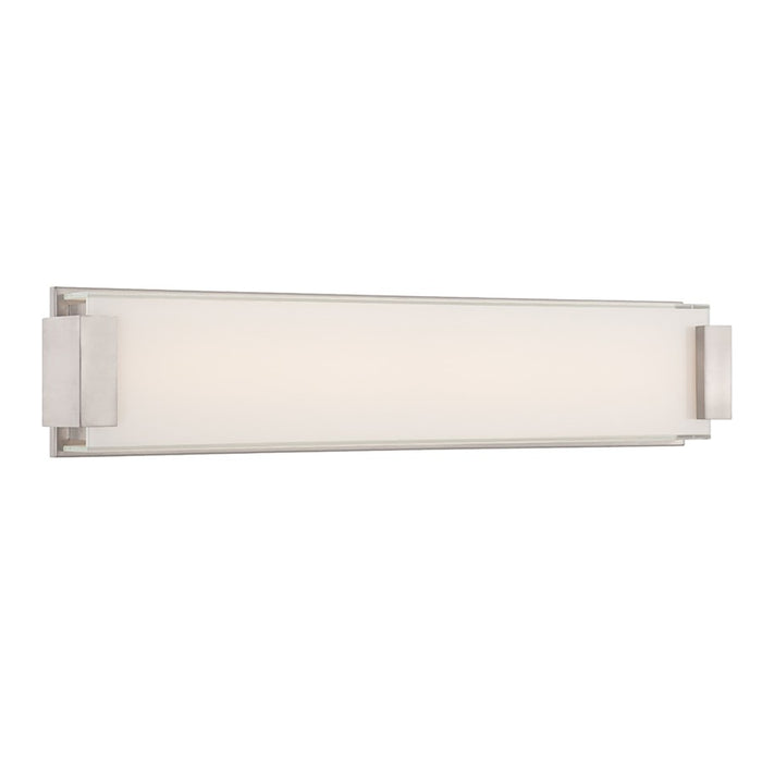 Modern Forms Polar 1Lt 26" LED Bathroom Vanity/3000K, Nickel - WS-3226-BN