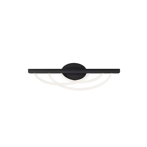 Modern Forms Swoop 1Lt 24" LED Bath Vanity/3000K, Black - WS-32424-BK