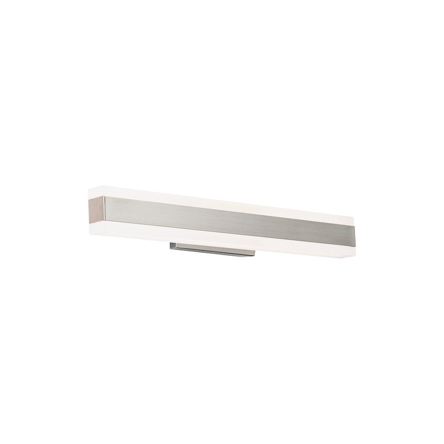 Modern Forms Cinch 1Lt 19" LED Bath Light 3-CCT/3000K, Nickel - WS-34119-30-BN