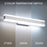 Modern Forms Cinch 1Lt 25" LED Bath Light 3-CCT/2700K, Nickel