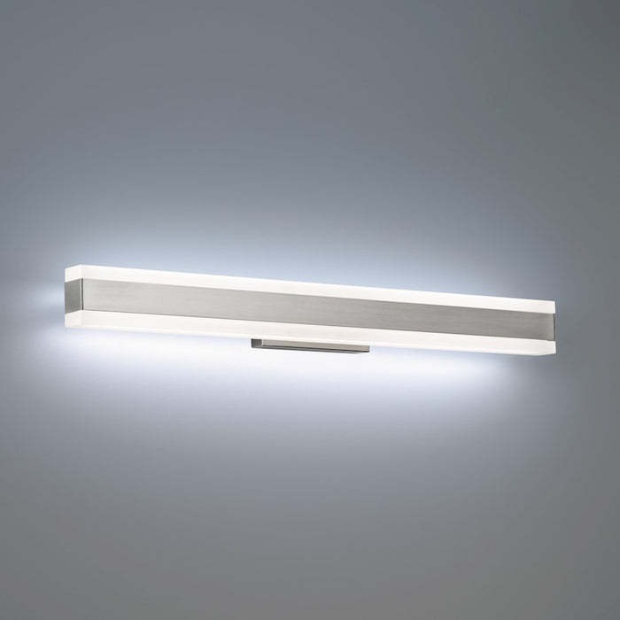 Modern Forms Cinch 1Lt 25" LED Bath Light 3-CCT/3000K, Nickel