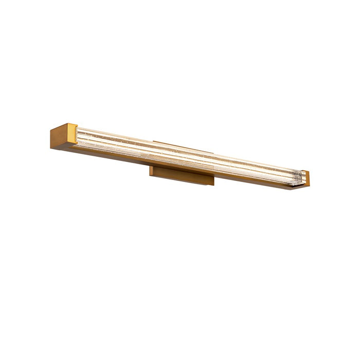 Modern Forms Skein 27" LED Bath/Wall Light/3000K/3500K, Brass/Seedy - WS-3527-AB