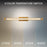 Modern Forms Skein 27" LED Bath/Wall Light, 3000K/3500K, Brass/Seedy