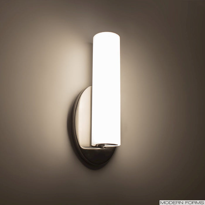 Modern Forms Loft 1Lt 11" LED Wall Sconce/3500K, Nickel