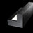 Modern Forms Bantam 1Lt 9" LED Wall Light, 3-CCT/2700K, Black