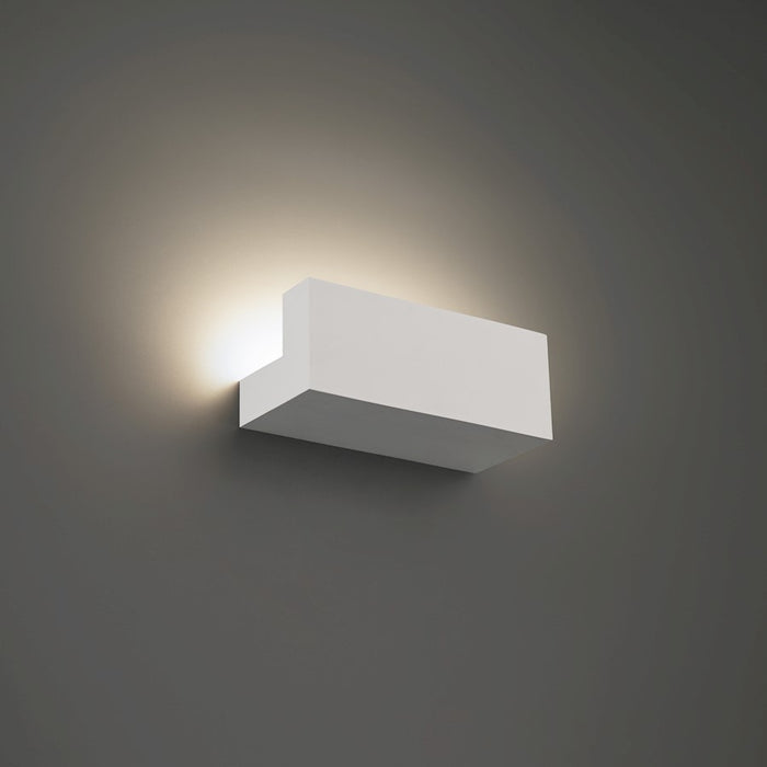 Modern Forms Bantam 1Lt 9" LED Wall Light, 3-CCT/3000K, White