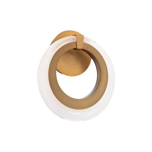 Modern Forms Serenity 1Lt 11" LED Wall Sconce/3000K, Brass - WS-38211-AB