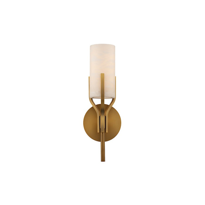 Modern Forms Firenze 1 Light 21" LED Wall Sconce/3000K, Aged Brass - WS-40221-AB