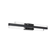 Modern Forms Tandem 1Lt 27" LED Bath Vanity/3000K, Black - WS-50127-BK