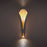 Modern Forms Fleur 1Lt 22" LED Sconce/3000K, Bronze/Gold Leaf