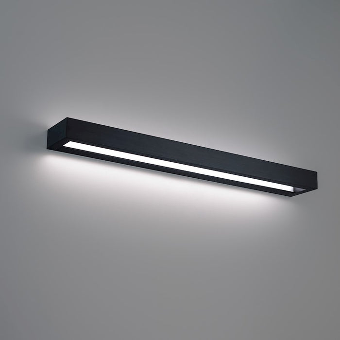 Modern Forms Open Bar 1Lt 27" LED Bath Light 3-CCT/2700K, Black