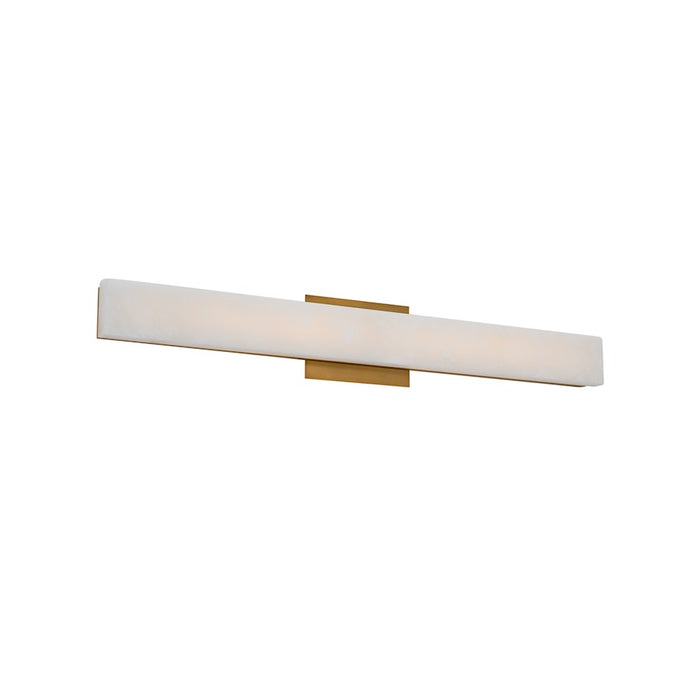 Modern Forms Lanza 1Lt 27" LED Bath Vanity/3000K, Brass - WS-52427-AB