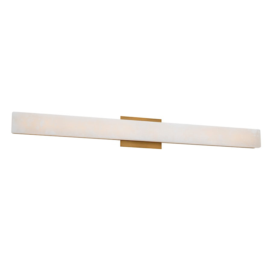 Modern Forms Lanza 1Lt 34" LED Bath Vanity/3000K, Brass - WS-52434-AB