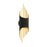 Modern Forms Clasp 1Lt 23" LED Wall Sconce, Bronze/Gold Leaf - WS-52523-BZ-GL