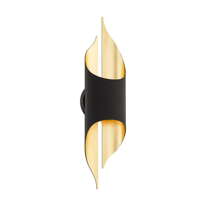 Modern Forms Clasp 1Lt 23" LED Wall Sconce, Bronze/Gold Leaf - WS-52523-BZ-GL