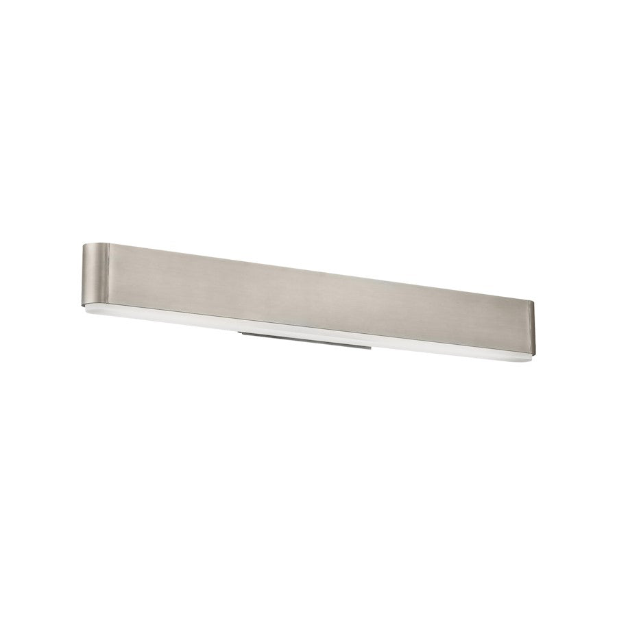 Modern Forms 0 to 60 1Lt 24" LED Bath Light 3-CCT/2700K, Nickel - WS-56124-27-BN