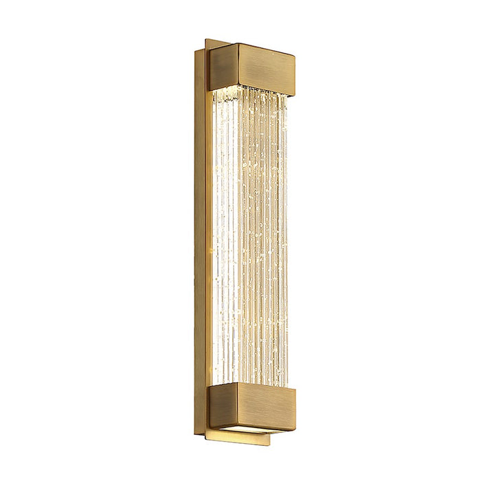 Modern Forms Tower 1 Light 14" LED Wall Sconce/3500K, Aged Brass - WS-58814-AB