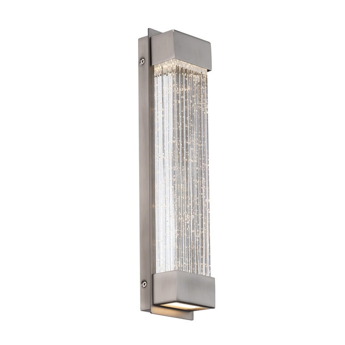 Modern Forms Tower 1Lt 14" LED Bath/Wall Light, Nickel/Clear - WS-58814-BN