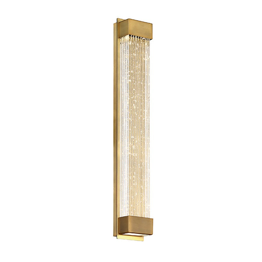 Modern Forms Tower 1 Light 20" LED Wall Sconce/3500K, Aged Brass - WS-58820-AB