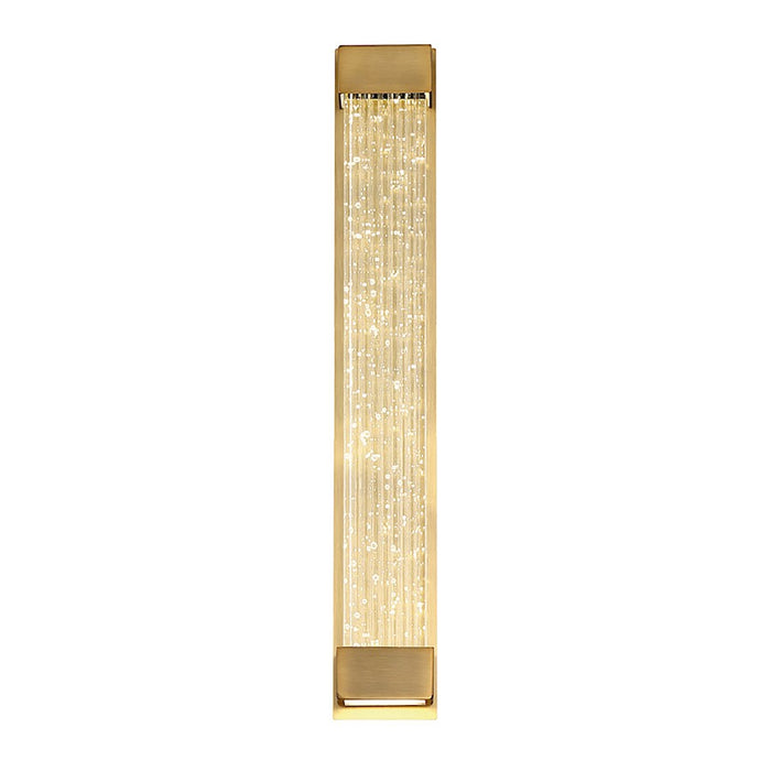 Modern Forms Tower 1 Light 20" LED Wall Sconce/3500K, Aged Brass