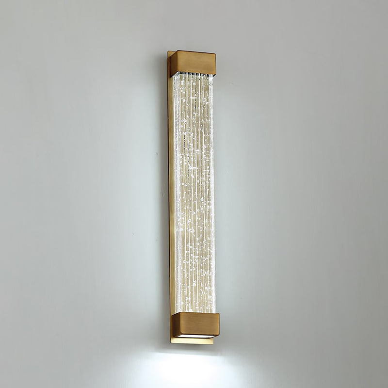 Modern Forms Tower 1 Light 20" LED Wall Sconce/3500K, Aged Brass