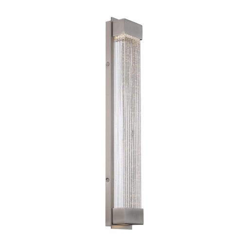 Modern Forms Tower 1Lt 20" LED Bath/Wall Light, Nickel/Clear - WS-58820-BN