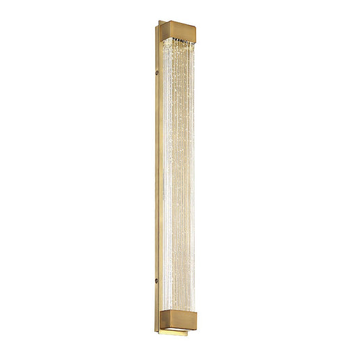 Modern Forms Tower 1 Light 27" LED Wall Sconce/3500K, Aged Brass - WS-58827-AB