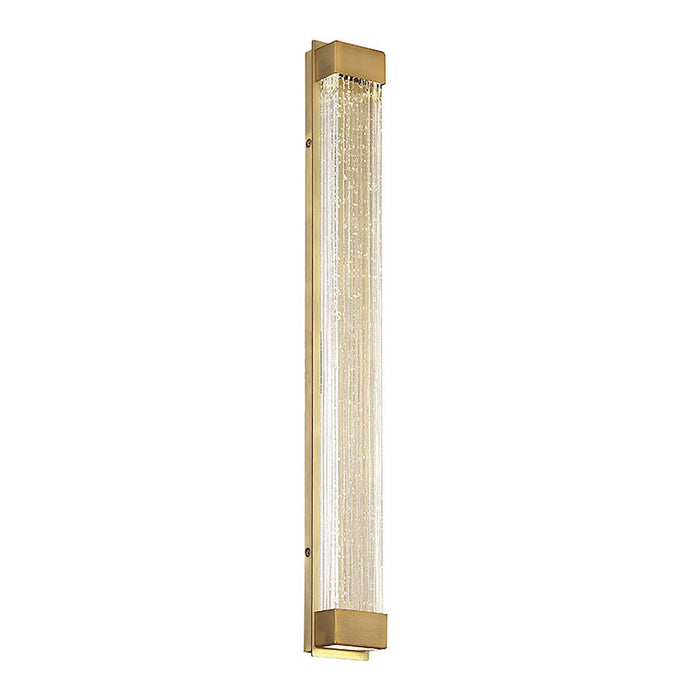 Modern Forms Tower 1 Light 27" LED Wall Sconce/3500K, Aged Brass - WS-58827-AB