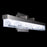 Modern Forms Minx 1Lt 21" Horizontal Sconce/3000K, Nickel/Crystal