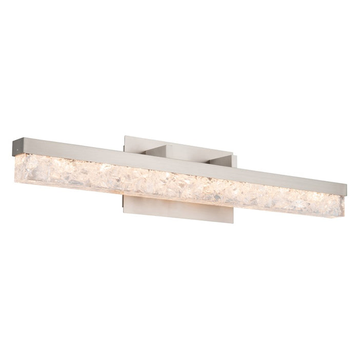 Modern Forms Minx 1Lt 29" Horizontal Sconce/3000K, Nickel/Crystal - WS-62029-BN