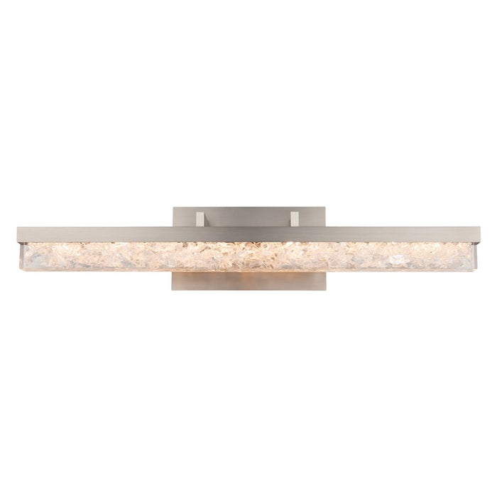 Modern Forms Minx 1Lt 29" Horizontal Sconce/3000K, Nickel/Crystal