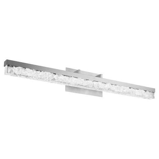 Modern Forms Minx 1Lt 39" Horizontal Sconce/3000K, Nickel/Crystal - WS-62039-BN