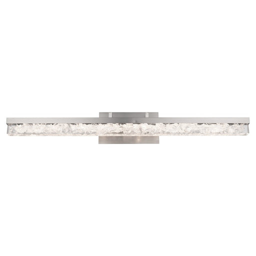 Modern Forms Minx 1Lt 39" Horizontal Sconce/3000K, Nickel/Crystal